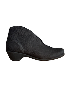 Loints of Holland Black Leather Ankle Boots Sculptural Minimalist Avant-Garde